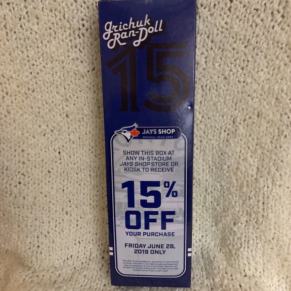 Toronto Blue Jays Grichuk Randall doll. - Picture 4 of 5